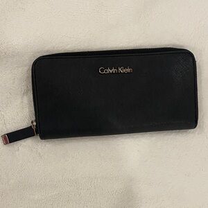 Calvin Klein Black Zip Wallet